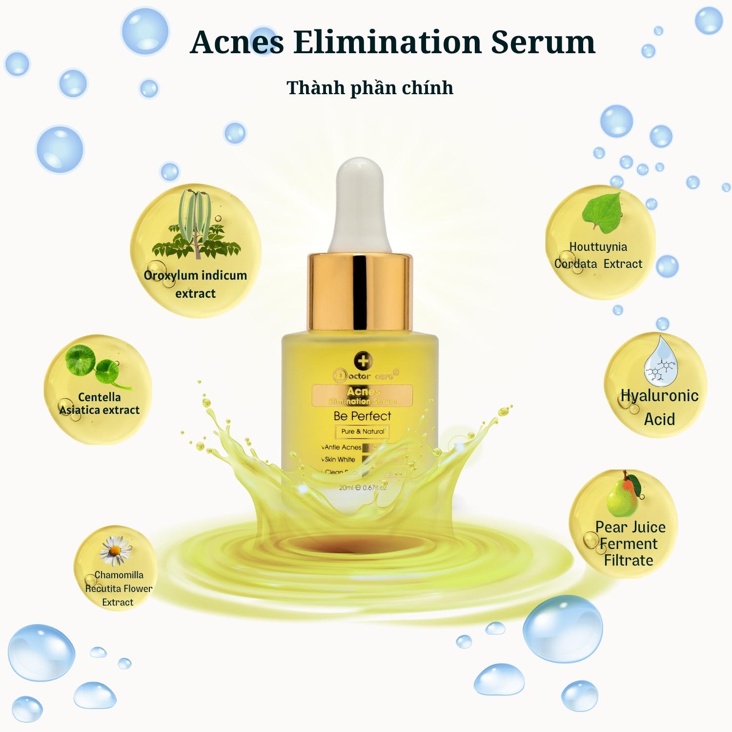 Serum Tri Mụn thâm Doctor Care Acnes Elimination 20ml