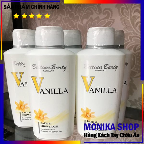 Sữa Tắm Bettina Barty Vanilla, 500 ml hàng Đức