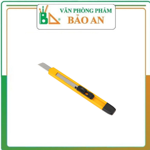Dao rọc giấy nhỏ Deli - Vàng - Combo 2 chiếc - E2051
