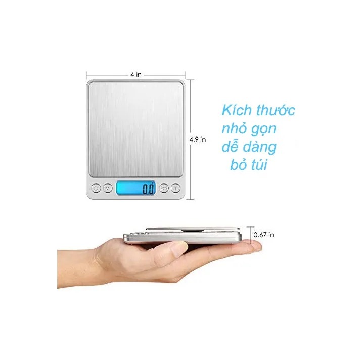 Cân tiểu ly điện tử 3kg