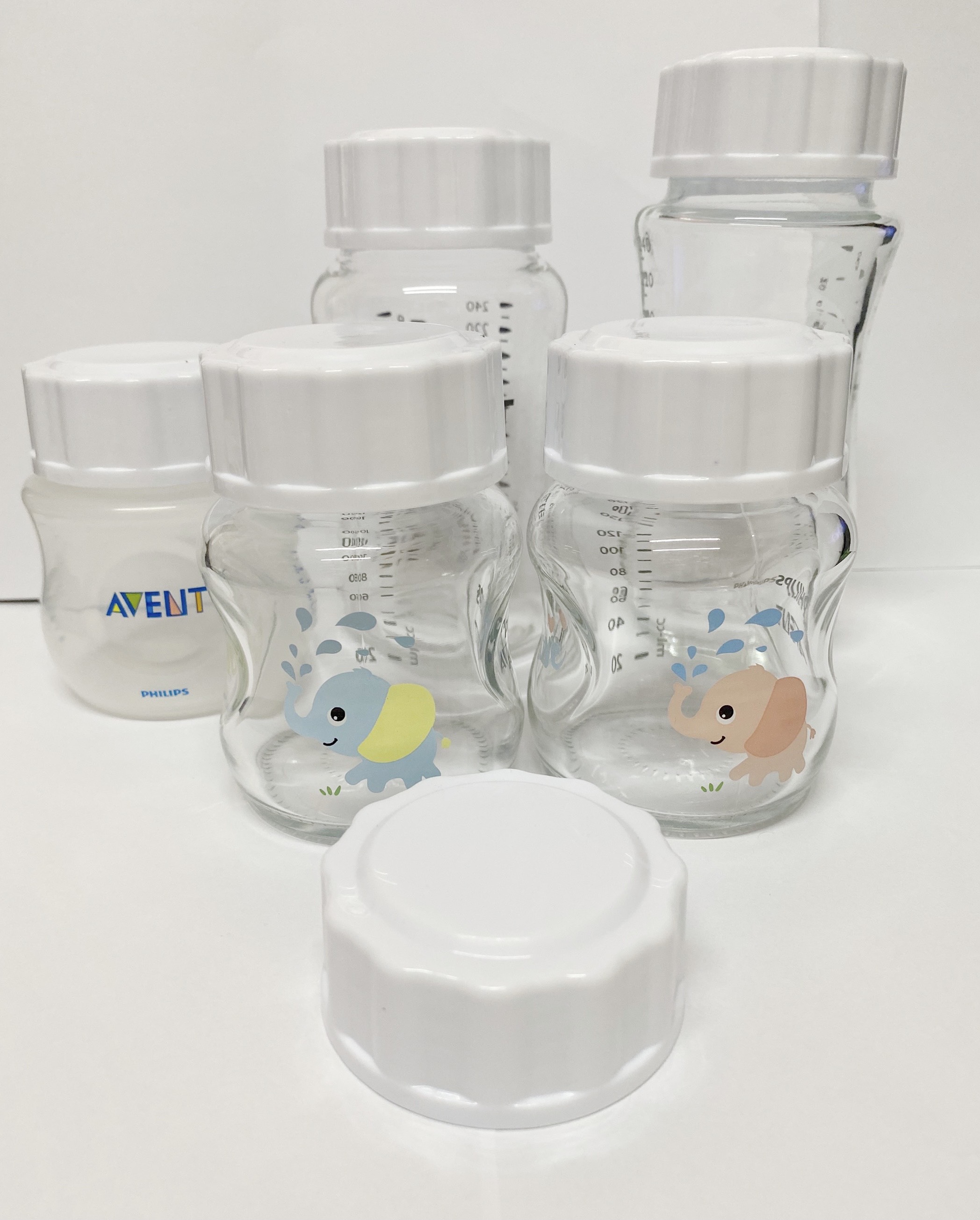 Nắp bình sữa, nắp bình trữ sữa Avent cổ rộng