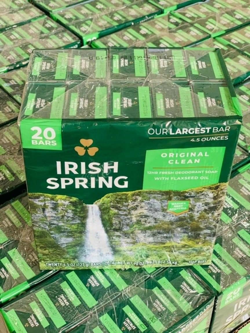 TÁCH LẺ 10 CỤC XÀ PHÒNG TẮM Irish Spring Original (113g) MỸ