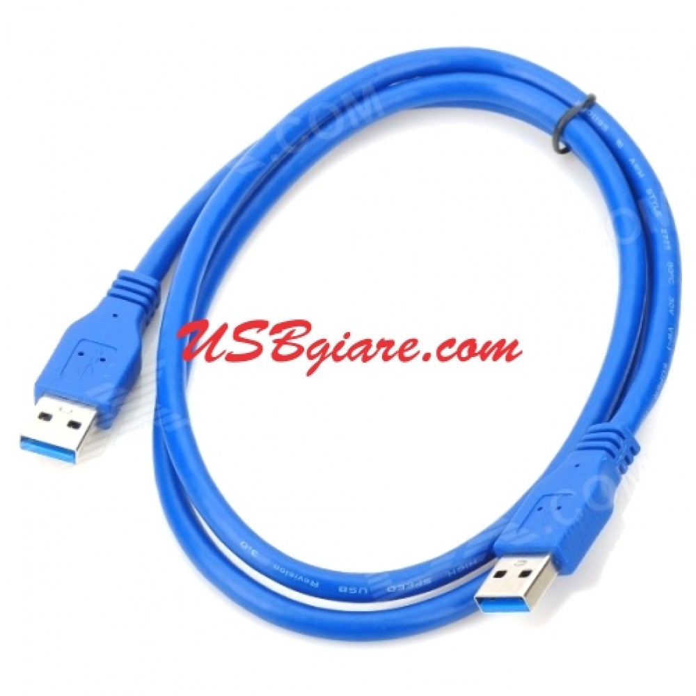 Cáp usb 3.0 2 đầu đực 1m