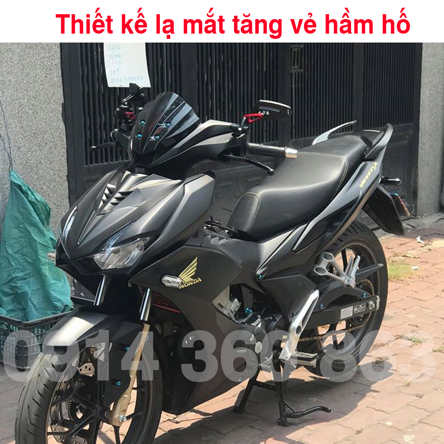 [ xả kho ] Mão chắn gió Winner X Kiểu Honda