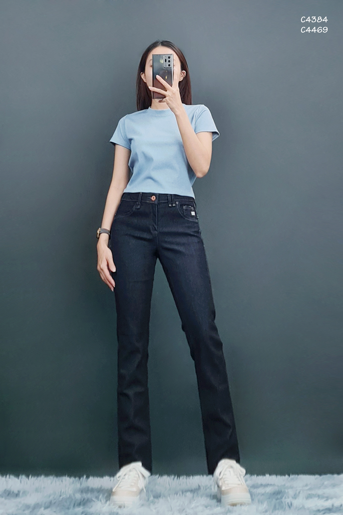 C4384 - quần jean trơn