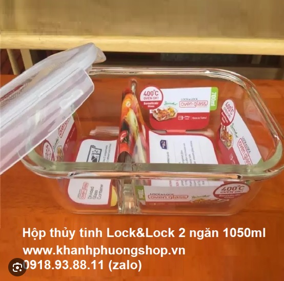 Hộp thủy tinh chia ngăn - hộp thủy tinh