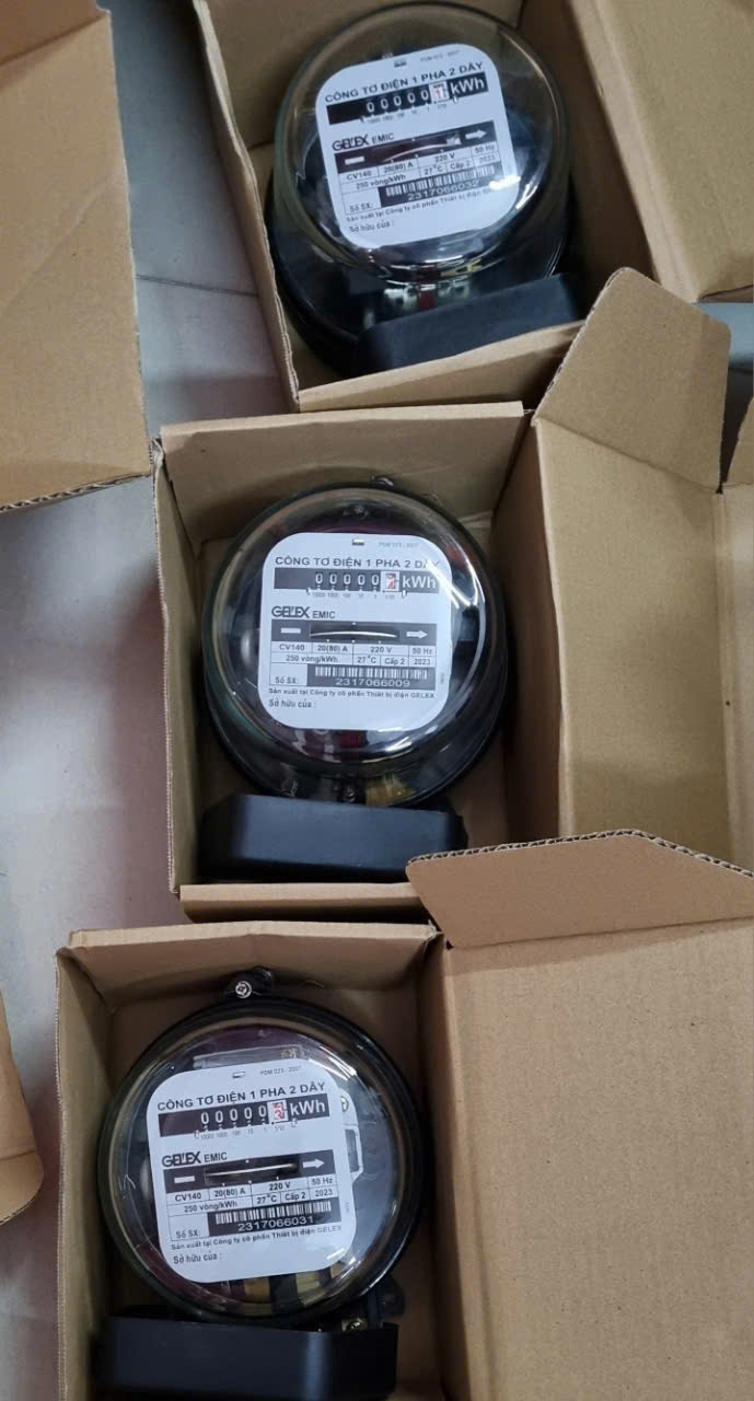 Công tơ điện 1 pha 2 dây cơ khí