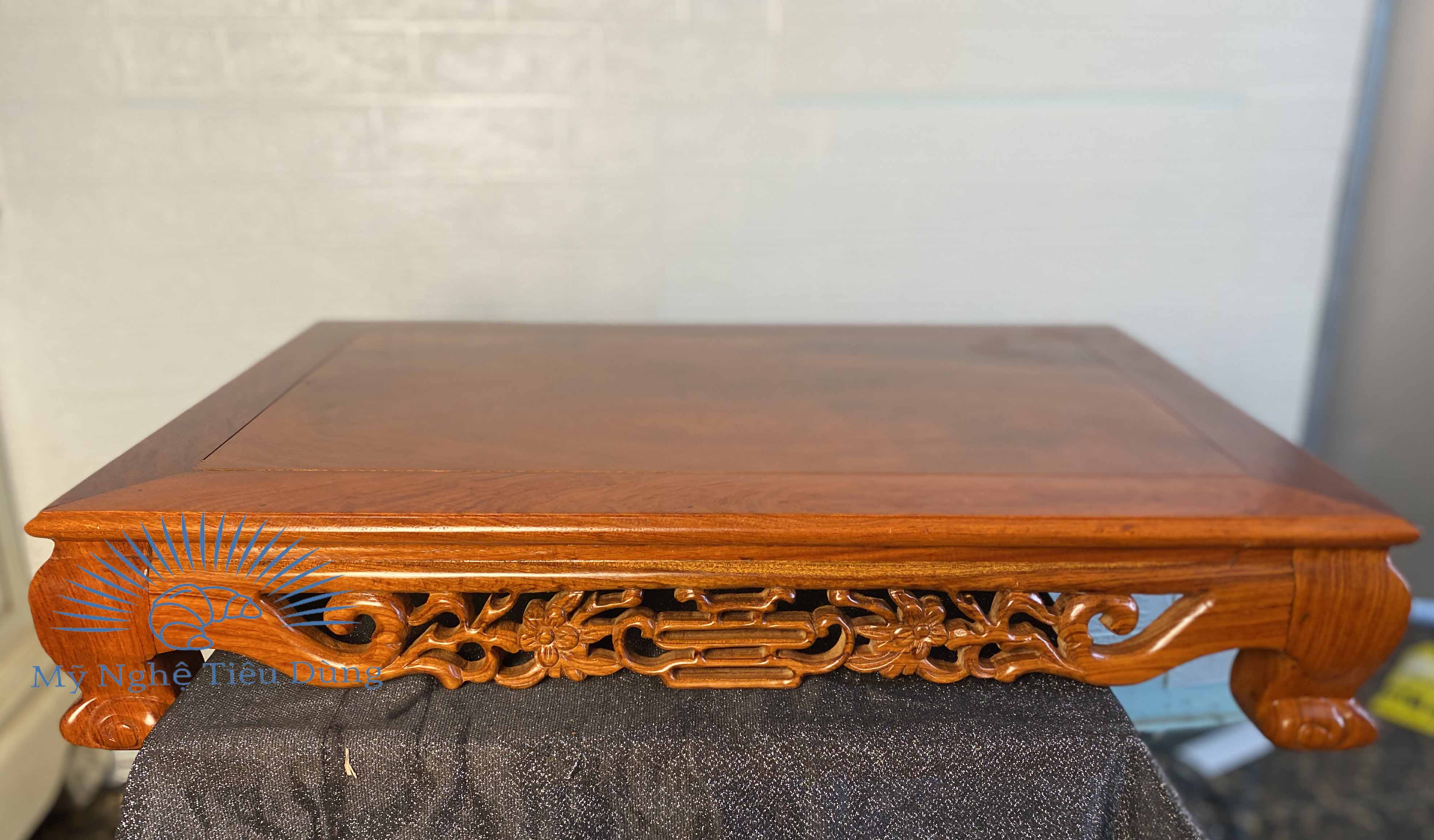 Bàn osin lọng bục chiện gỗ hương