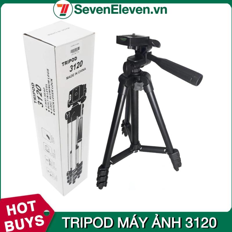 Chân máy ảnh - Giá đỡ chụp hình Tripod - Tặng kèm kẹp điện thoại (Màu Đen)