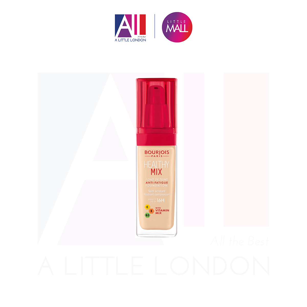 Kem nền Bourjois Healthy Mix Foundation - Màu 50 Bill Anh
