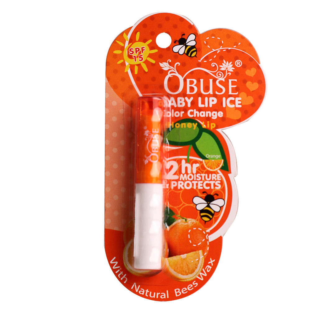 Son môi obuse baby lip thái lan _ cam