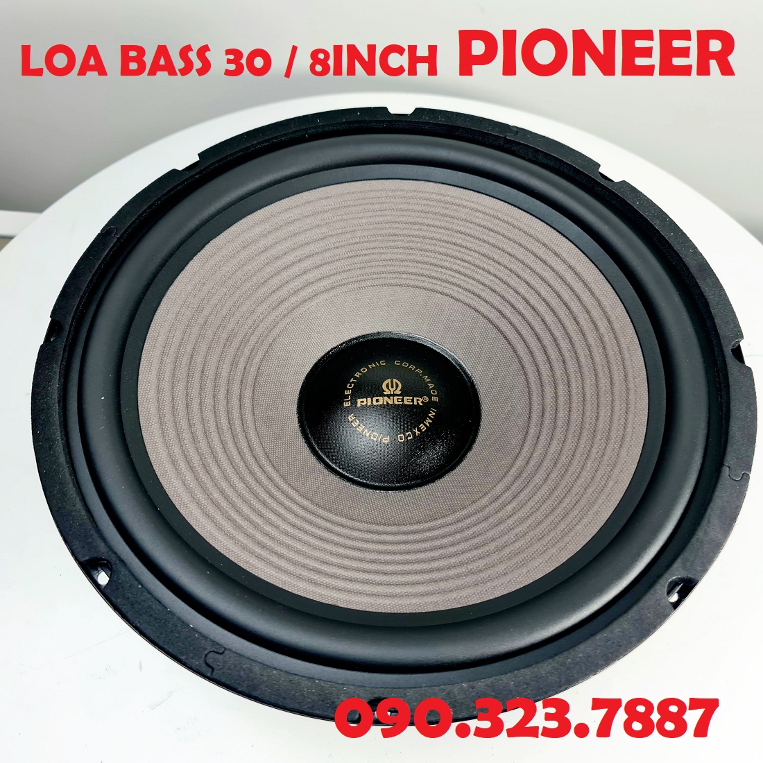 Loa Bass 30 - 12inch Pioneer loa trầm nam châm kép . Âm thanh mạnh mẽ. Giá 1 Cái
