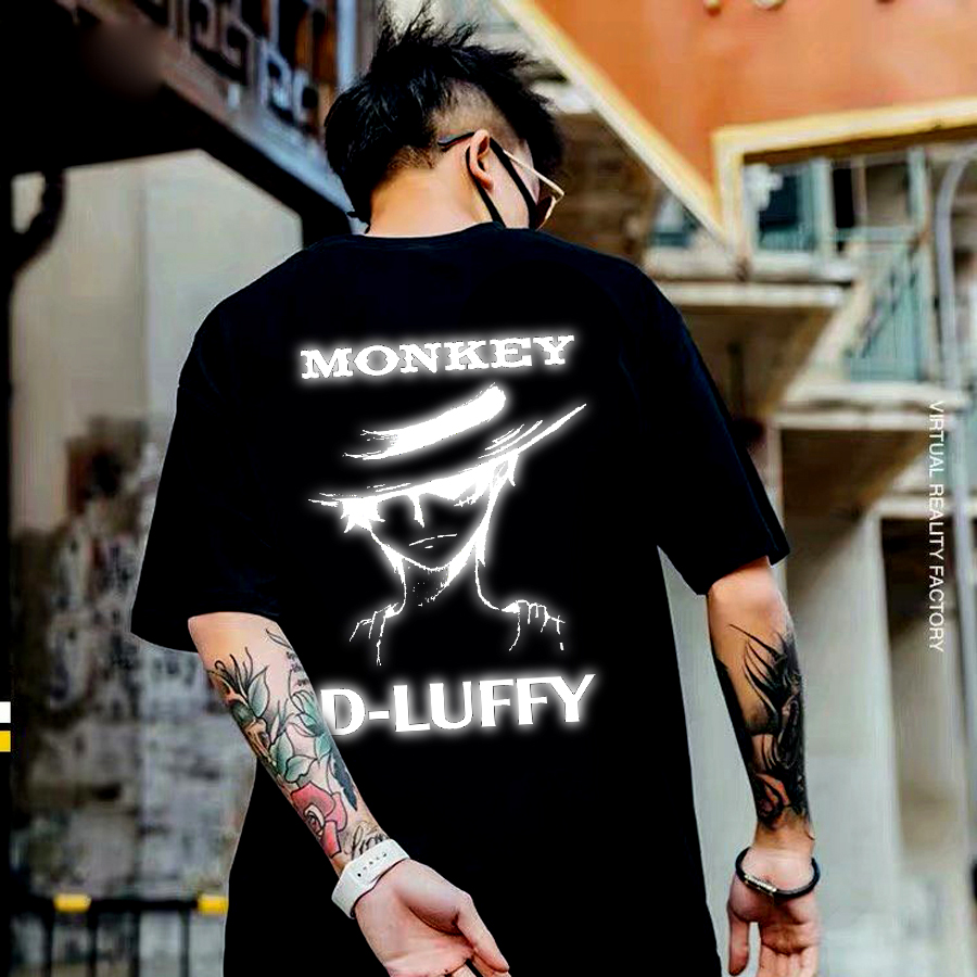 [HCM]ÁO THUN PHẢN QUANG TAY LỠ LUFFY 2 NAM NỮ
