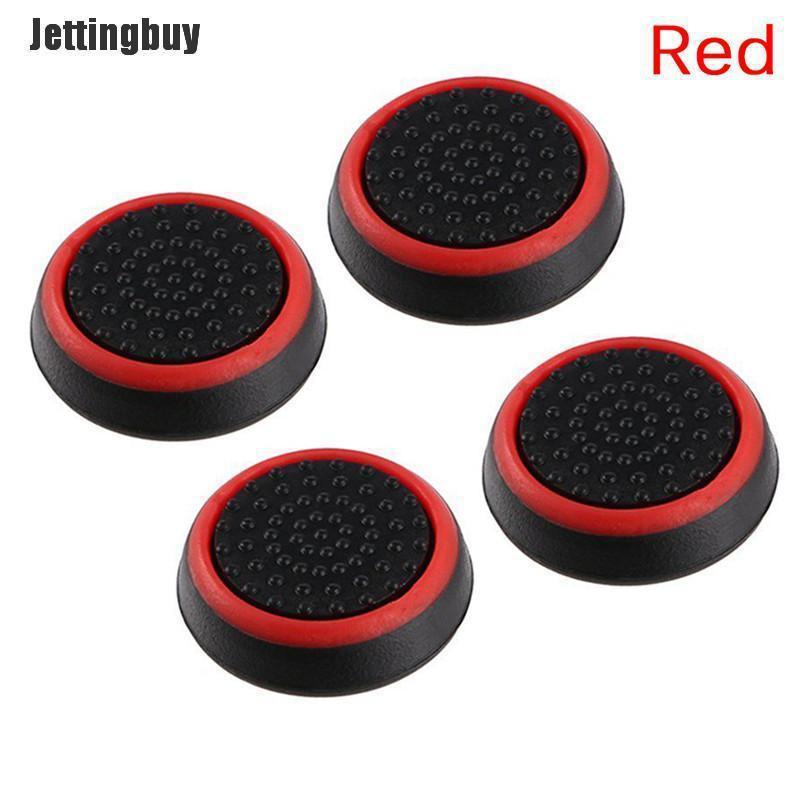 Jettingbuy  4PCS Controller Game Accessories Thumb Stick Grip Joystick Cap For PS3 PS4 XBOX