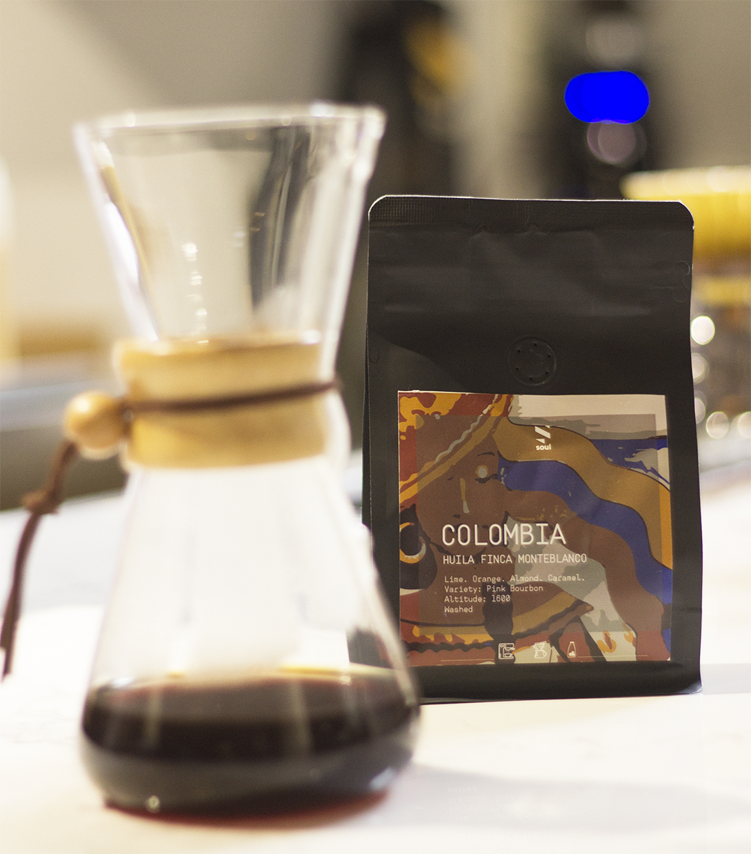 CÀ PHÊ COLOMBIA  HUILA FINCA MONTEBLANCO