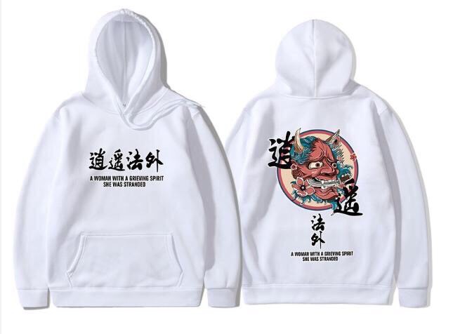 [HCM]Áo hoodie unisex có bigsize đến hơn 100kg mặt quỷ nỉ bông dày mịn