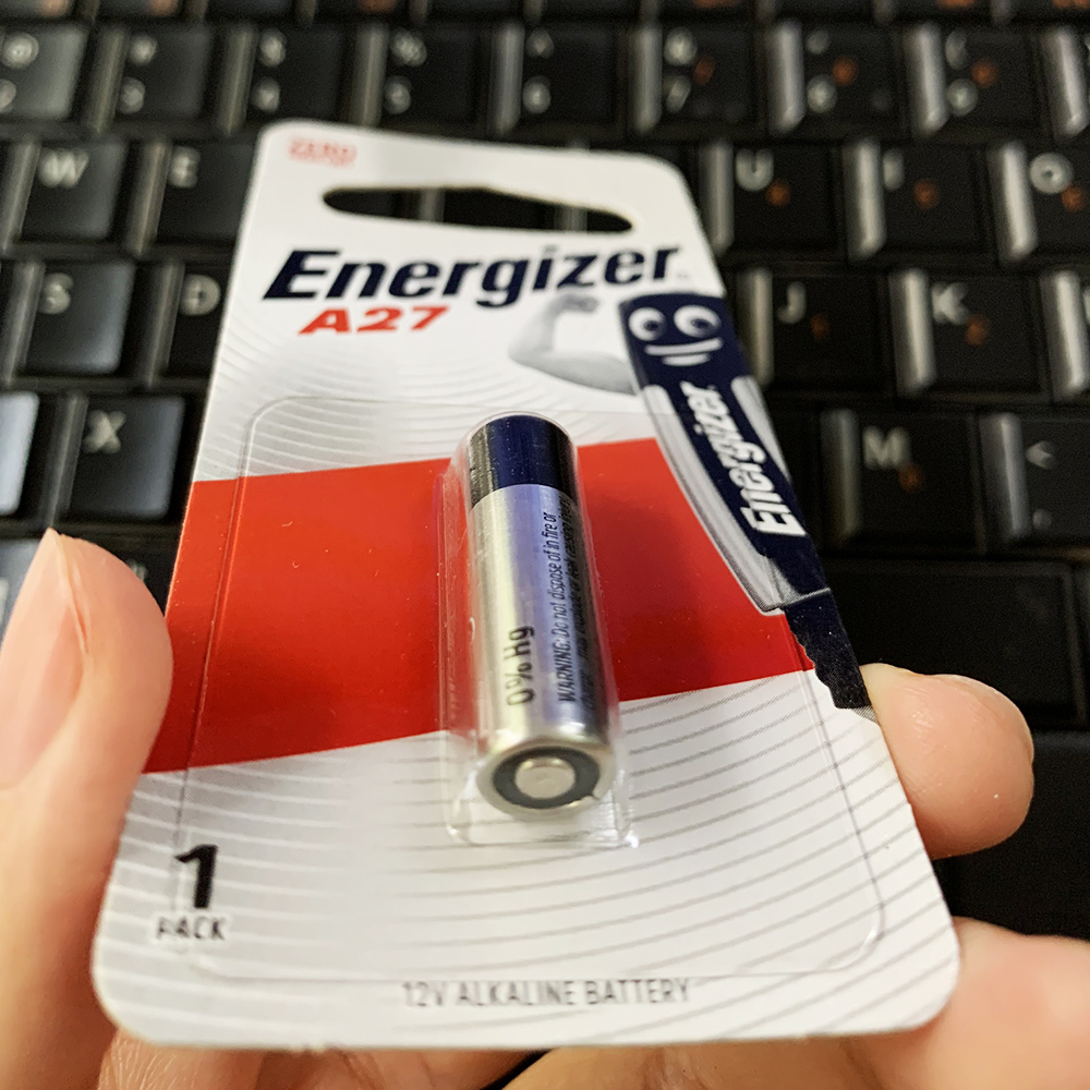 Pin A27 Energizer 12V, Pin remote cửa cuốn 12V chính hãng