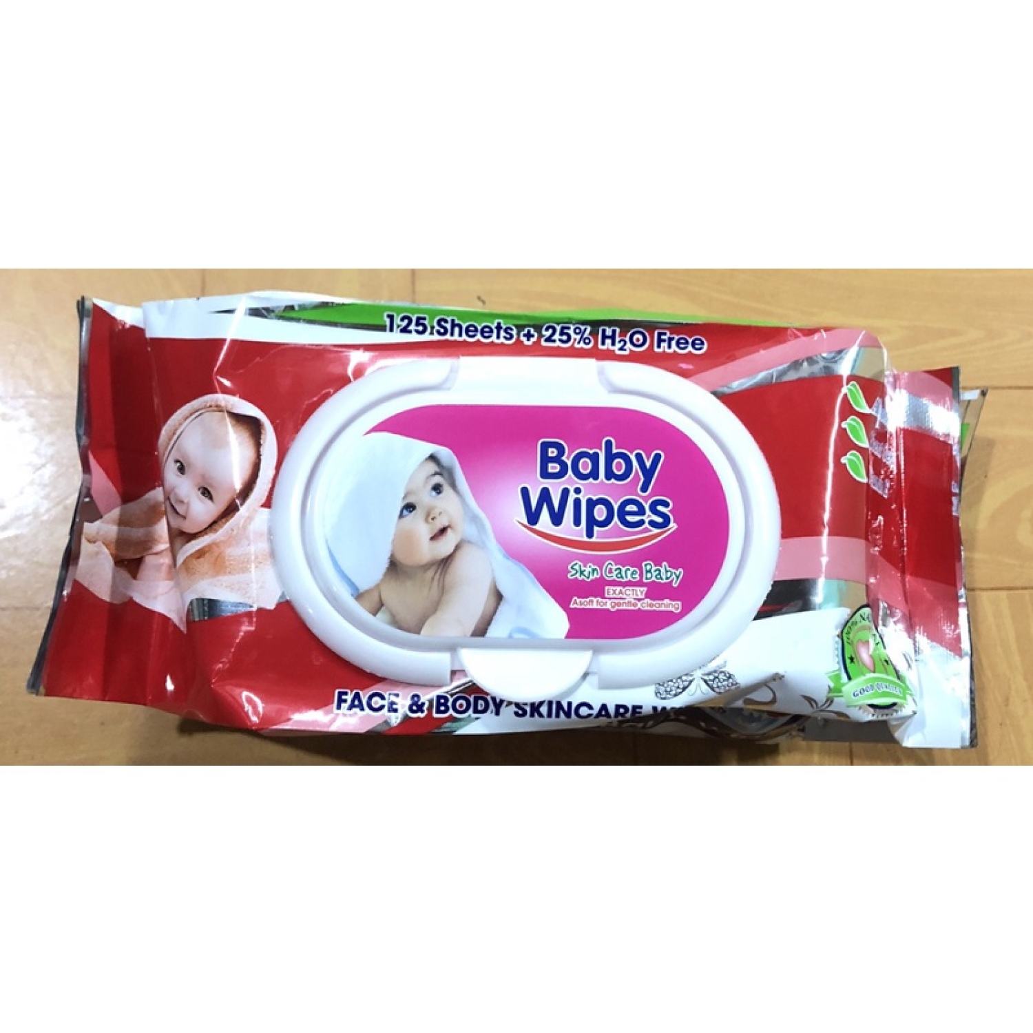 Khăn giấy ướt 125 tơ` baby wipes