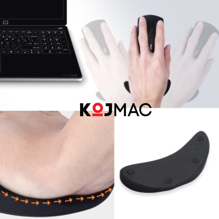 Ergonomic Mouse Rest Pad Mouse Wrist Rest (Silicon Mouse Pads Anti-fatigue Gaming Wrist Pads Super Smooth)