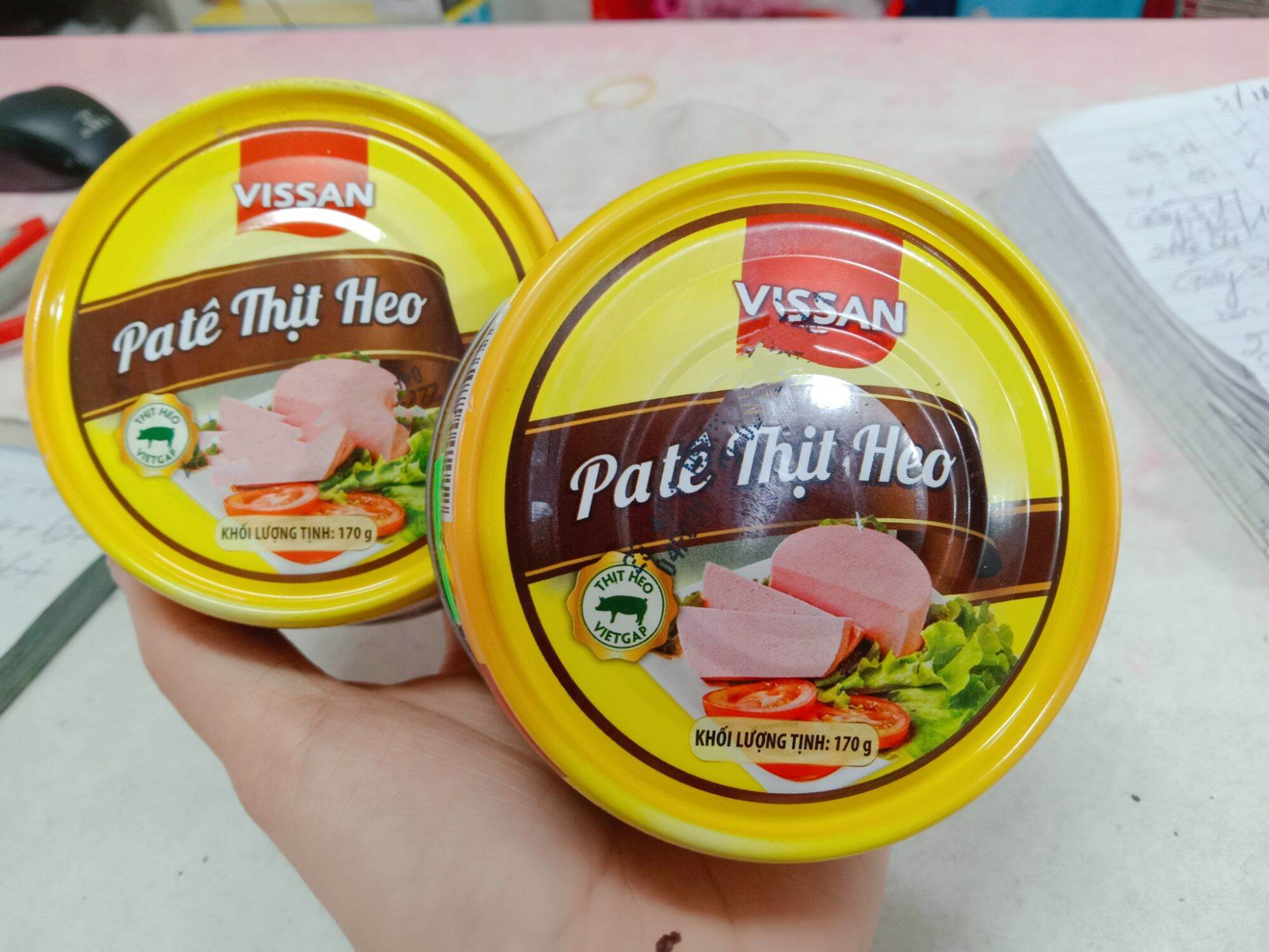 Pate Thịt heo lon in Vissan 170g