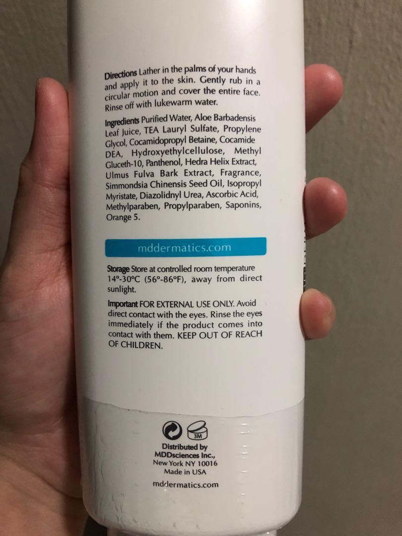 [HCM]MD dermatics c-cleanse clarifying wash Sữa rửa mặt MD Dermatics