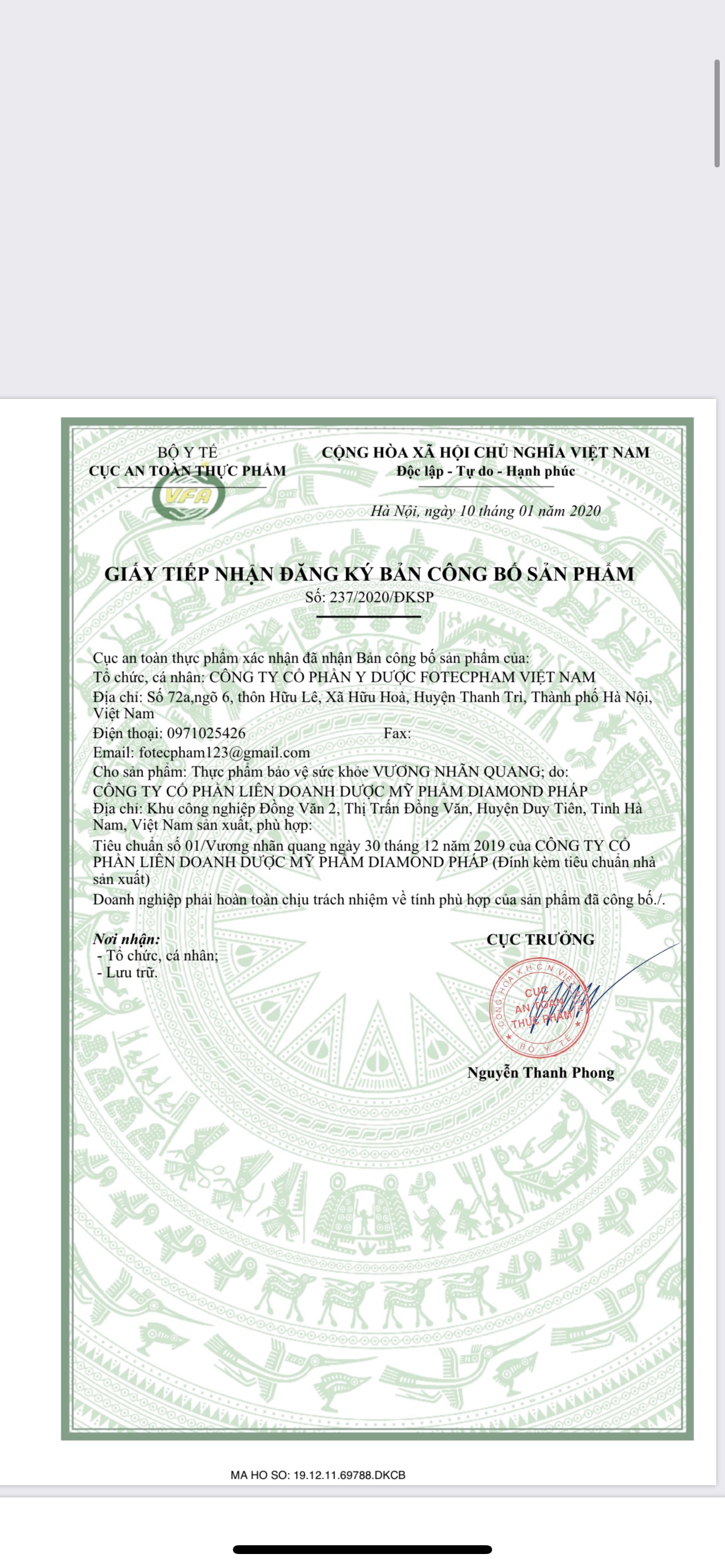 Vương Nhãn Quang - Viên Bổ Mắt Cao Cấp