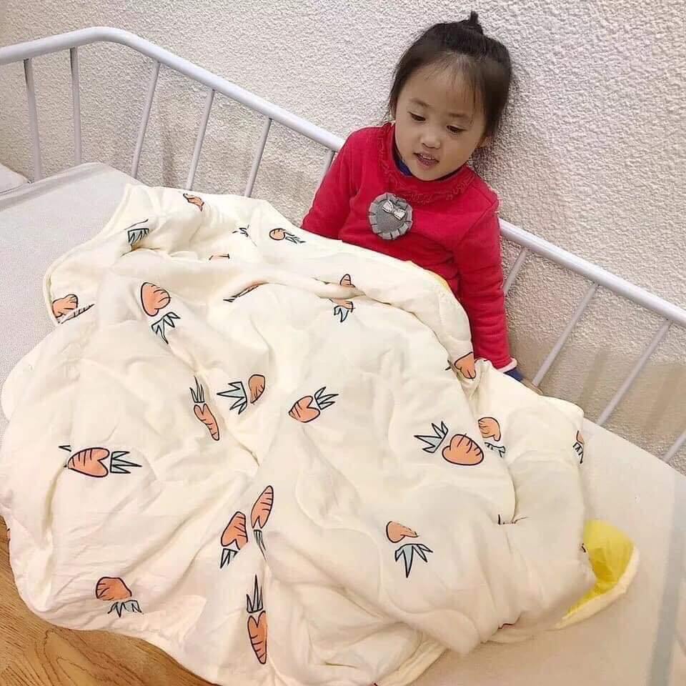 Chăn Đũi Hè Thu Chần Bông Cho Bé