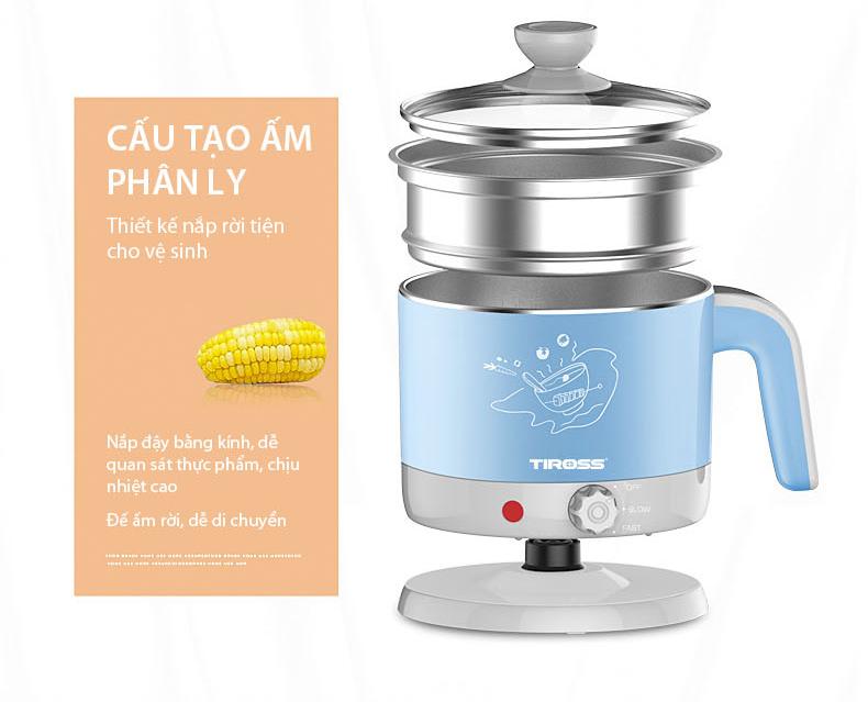 Ấm đun nước đa năng Tiross TS1366