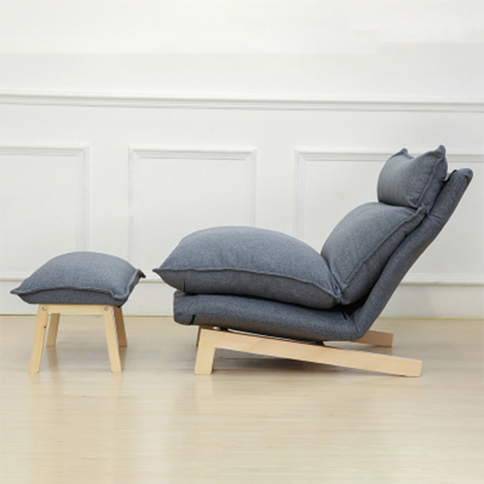 SOFA GIƯỜNG kèm đôn để chân, ghế đọc sách thư giãn - sofa lười