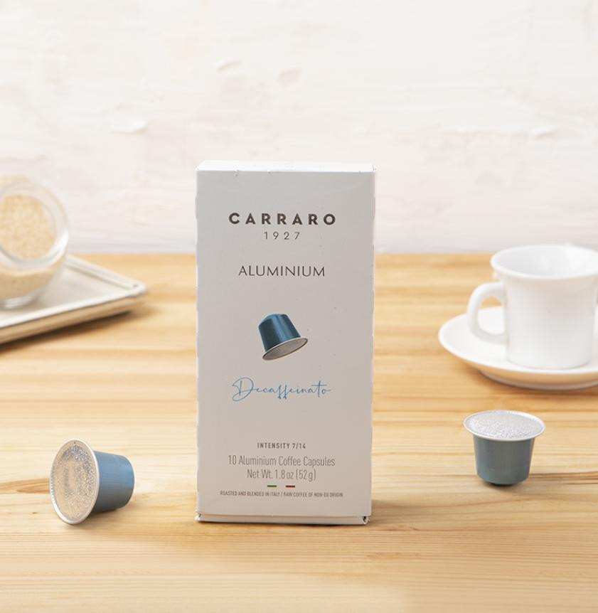 Carraro Cà phê capsule Carraro Decaffeinato (60R+40A) - Không Caffein