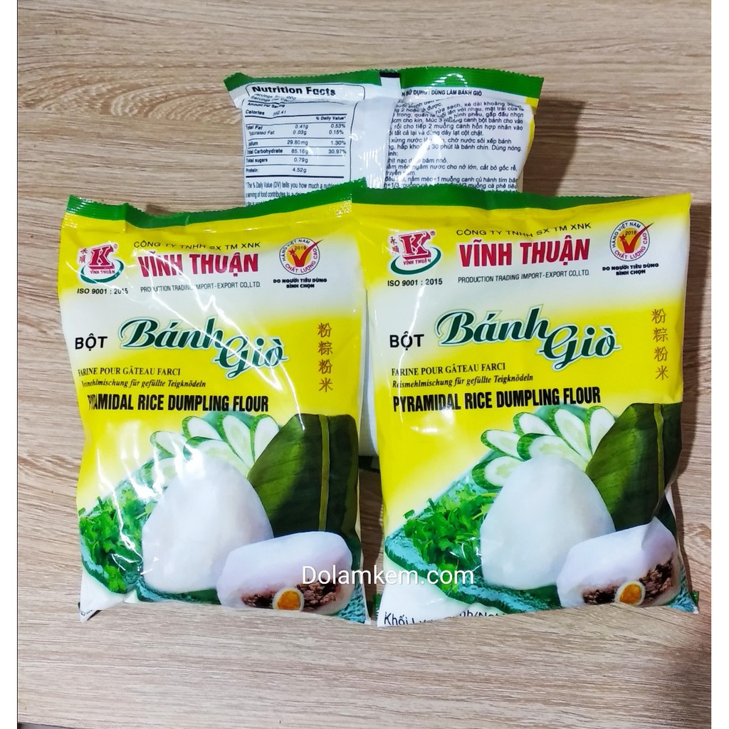 Bột bánh giò, bột pha sẵn Vĩnh Thuận gói 400gr