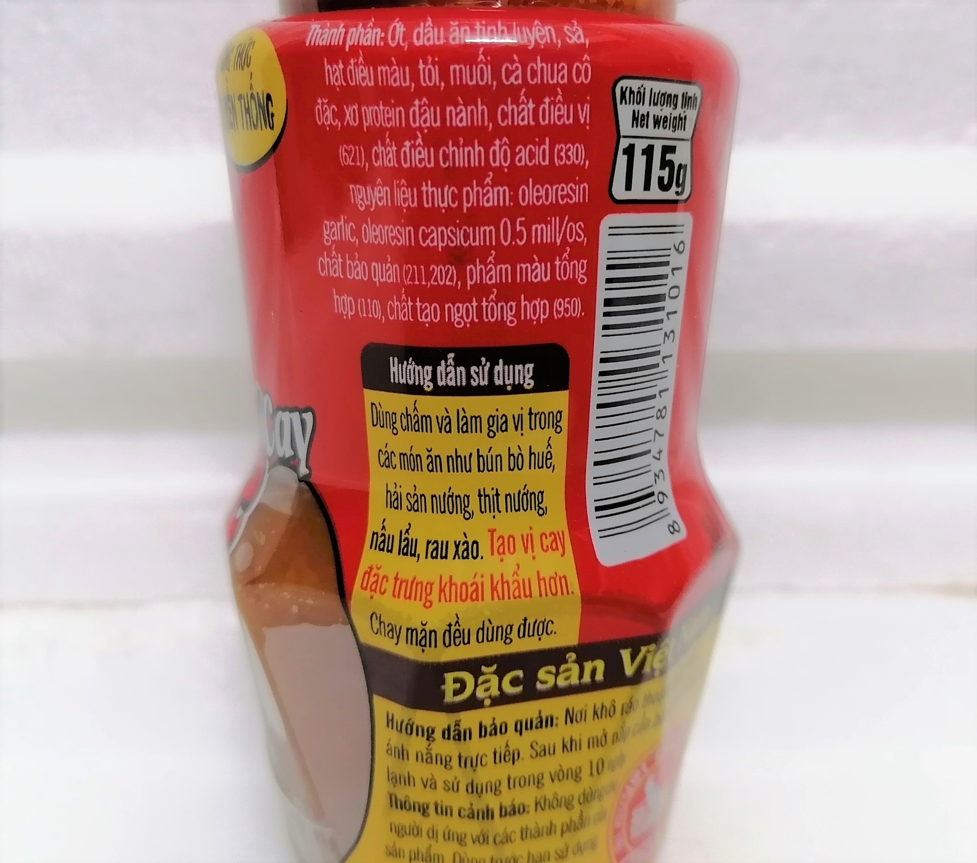 [Lọ 115g] SA TẾ CAY [VN] ÔNG CHÀ VÀ Hot Satay Sauce (halal) (nos)