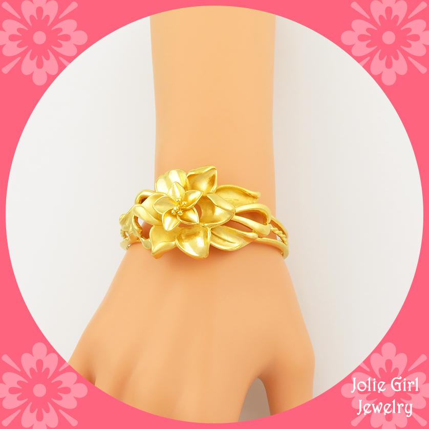 Vòng Tay Đóa Hoa Mạ Vàng 24K VTHX