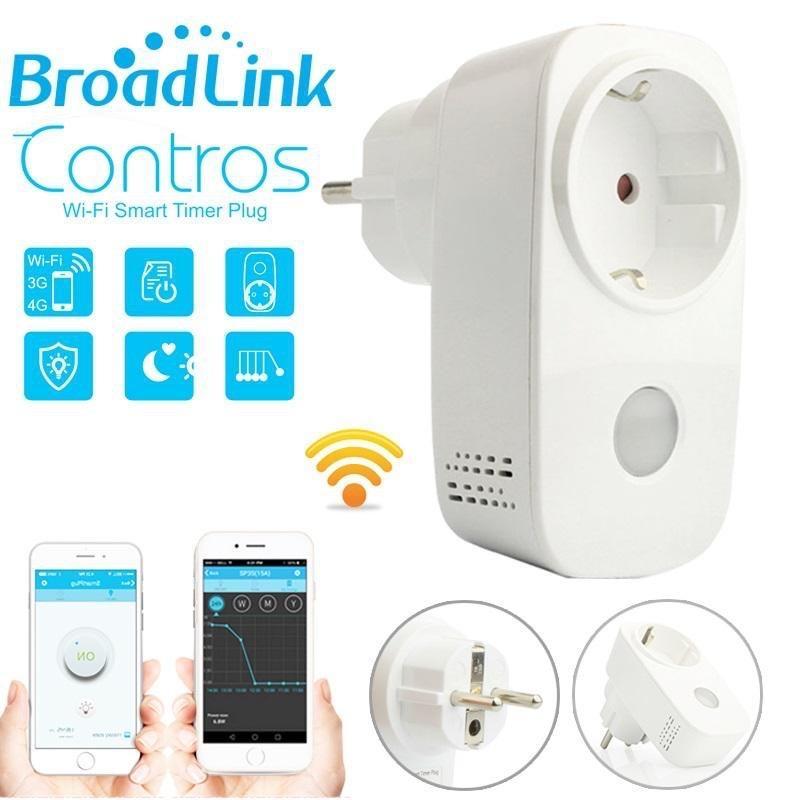 Broadlink SP3, ổ cắm thông minh Giám sát năng lượng, hỗ trợ Google Home, Alexa