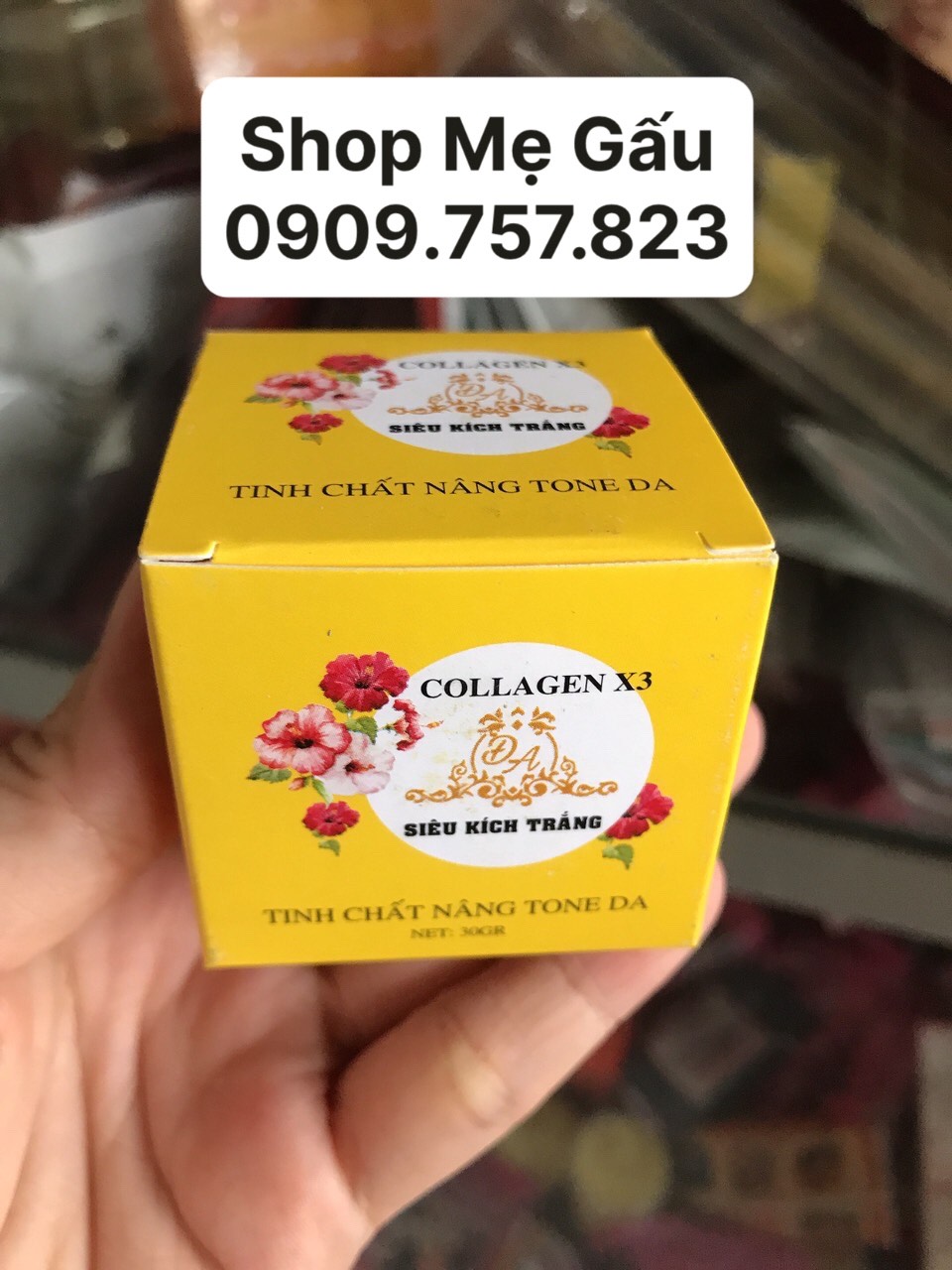Kem kích trắng collagen X3