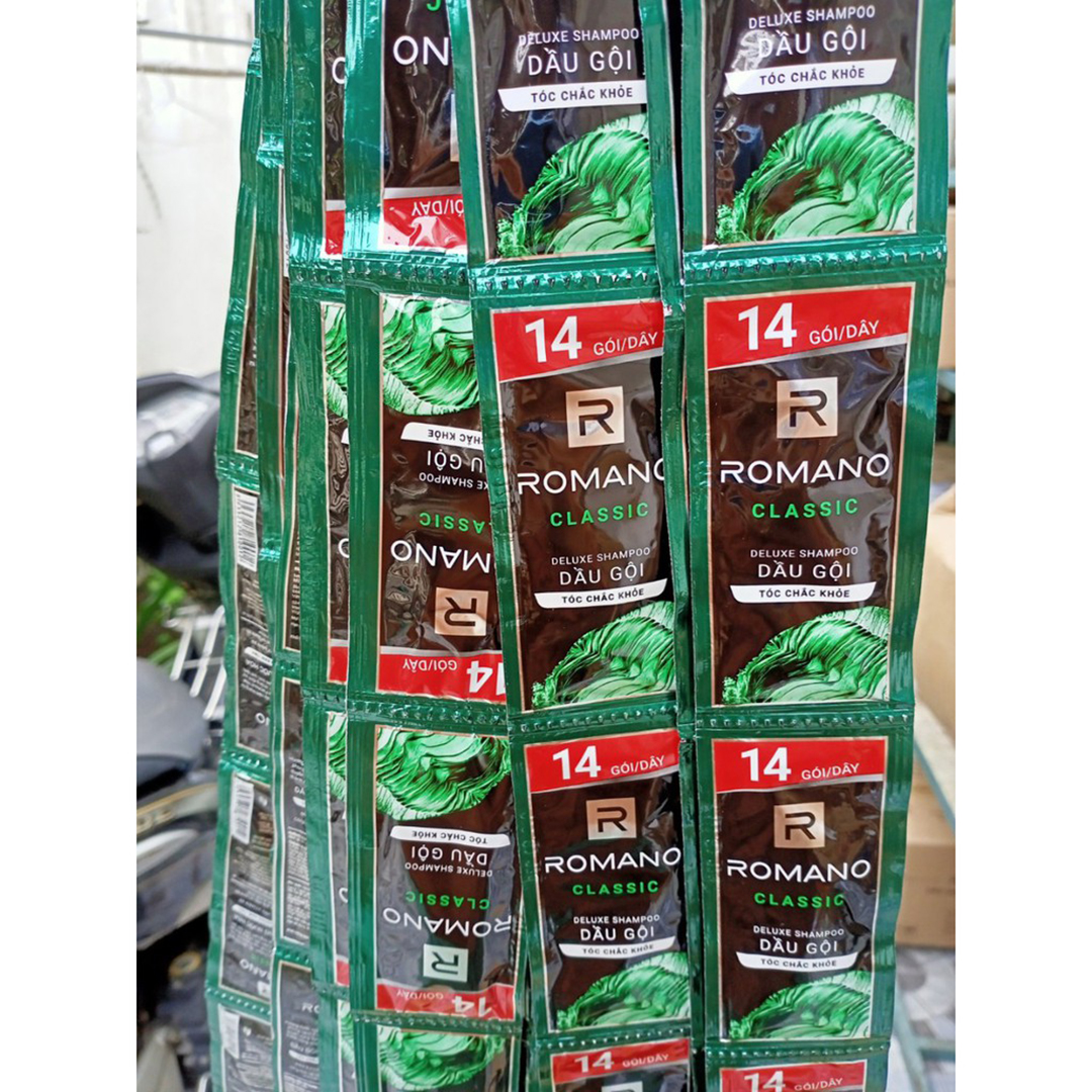 Combo 3 dây dầu gội Romano -Dây 12 gói