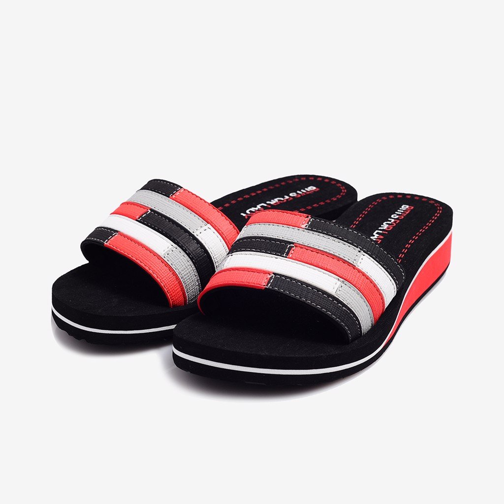 [Hoàn Xu] DÉP LÊ XỐP QUAI NGANG NỮ BITI'S SIÊU NHẸ SXW068800 (ĐỎ + XANH DƯƠNG) - BITIS