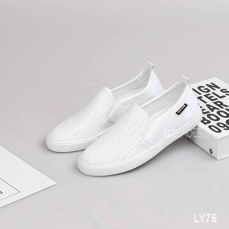 Giày lười nam - Slip on nam da - Mã LY75