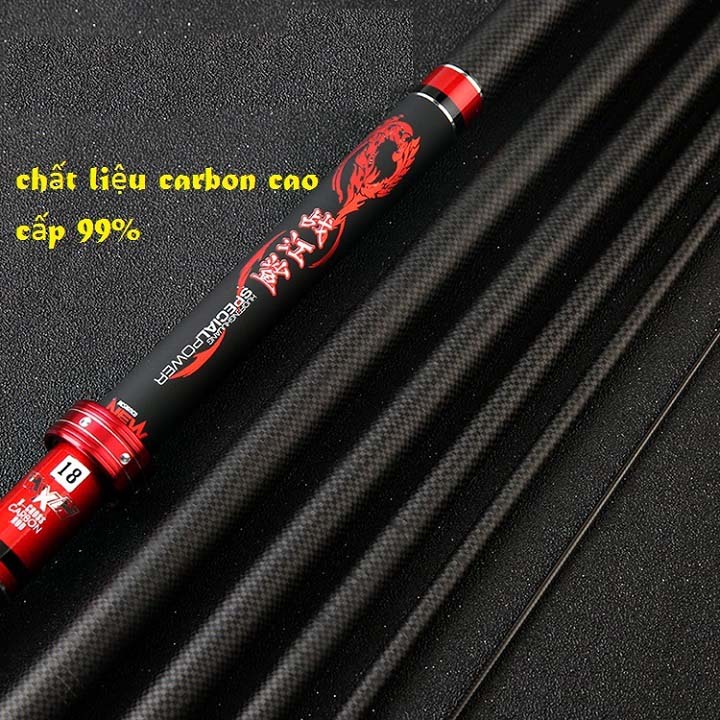 Cần câu đài Xích Long cao cấp SPECIALPOWER XL01, siêu nhẹ, dẻo dai, nhấc tĩnh 2.5kg   - SANAMI FISHING