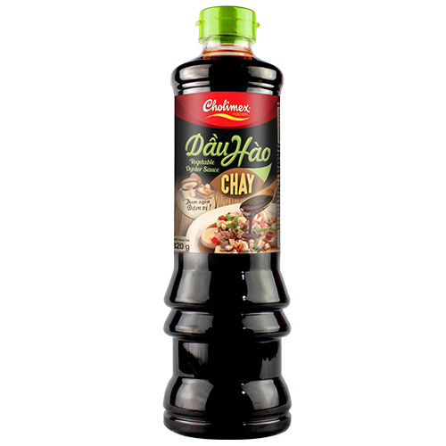Dầu hào Chay Cholimex chai 820g - gia vị tiện dụng chạy mặn đều dùng được