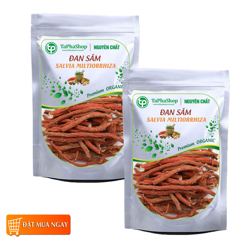 Đan sâm sấy khô 100g cao cấp - Hàng sạch thơm cao cấp - Thảo Dược Tấn Phát