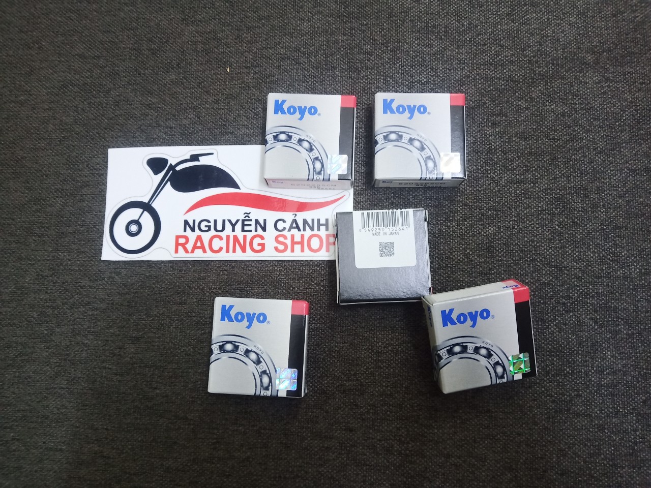 5 cái bạc đạn koyo gắn đùm xe dreamwave 2001wave 110 tháivòng bi koyo