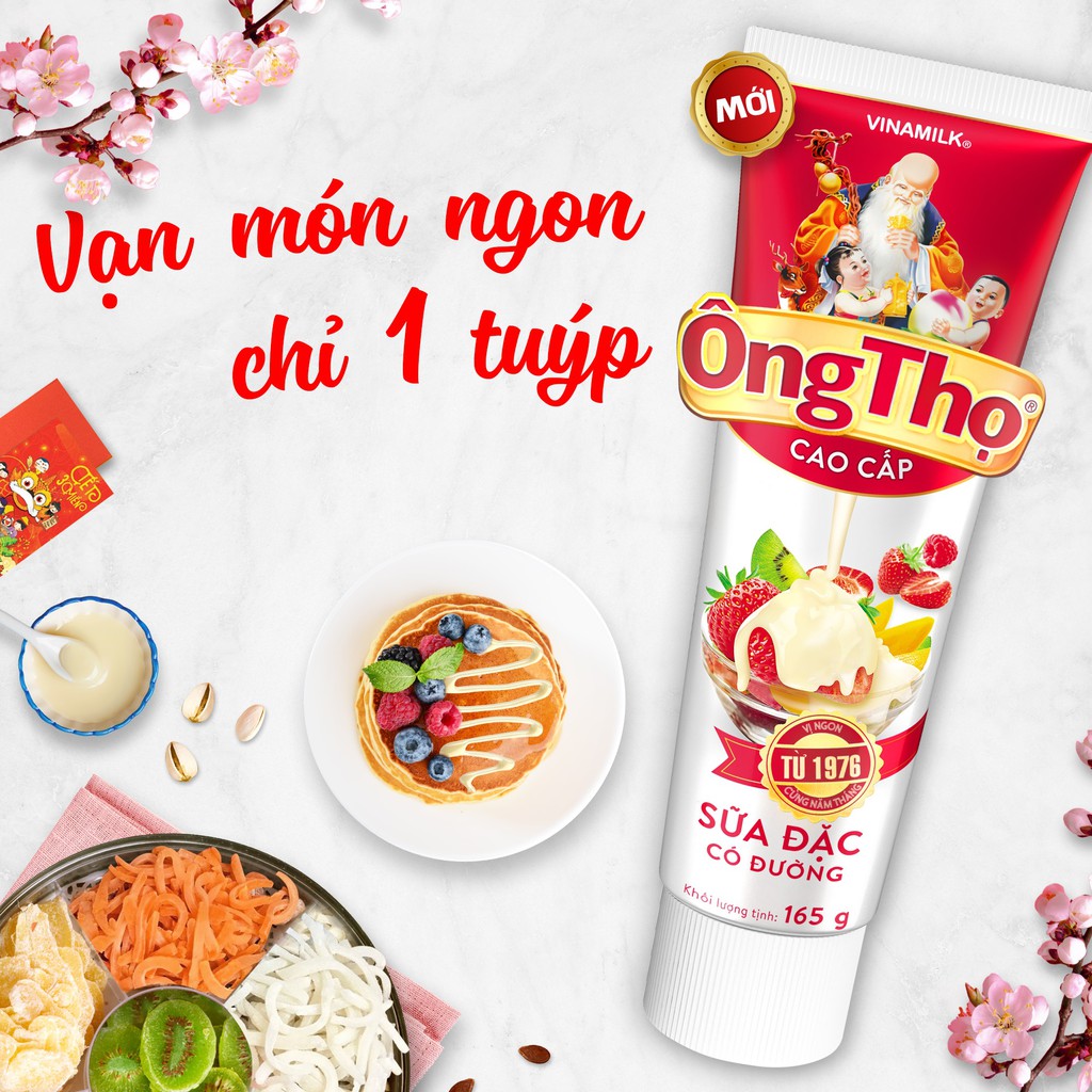 Sữa đặc Ông Thọ tuýp 165g