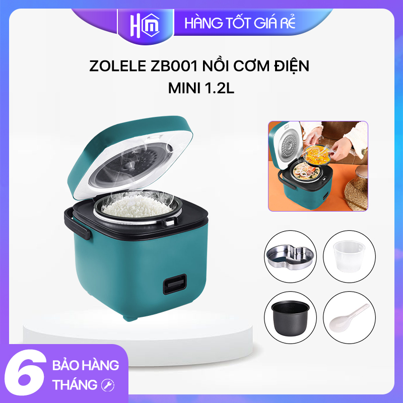 ZOLELE ZB001 Nồi cơm điện mini 1.2L (lòng nồi 800ML)