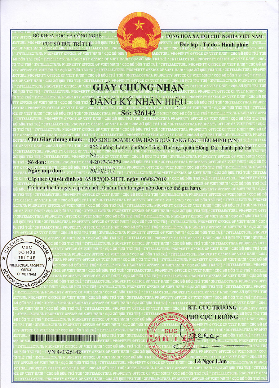 Lắc tay nữ bạc ý Bạc Hiểu Minh ltu246
