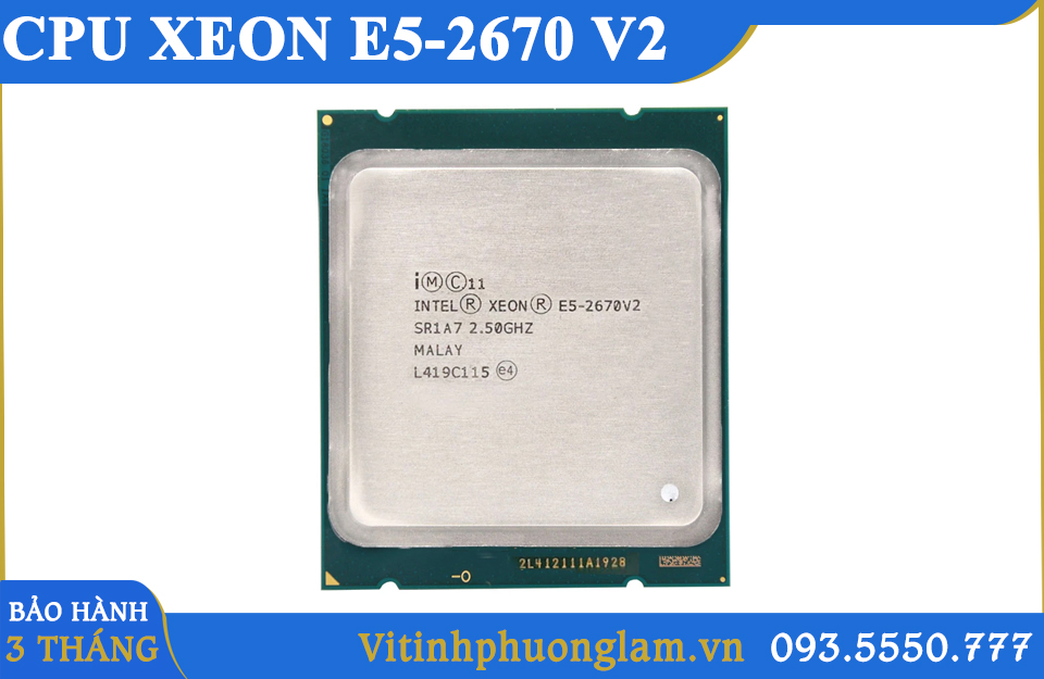 CPU Xeon E5-26xx V2, Chạy Trên Main X79 Và Main Server