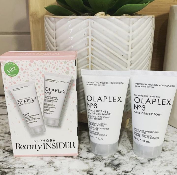 Set dưỡng tóc phục hồi Olaplex Sephora no3 và no8 30ml
