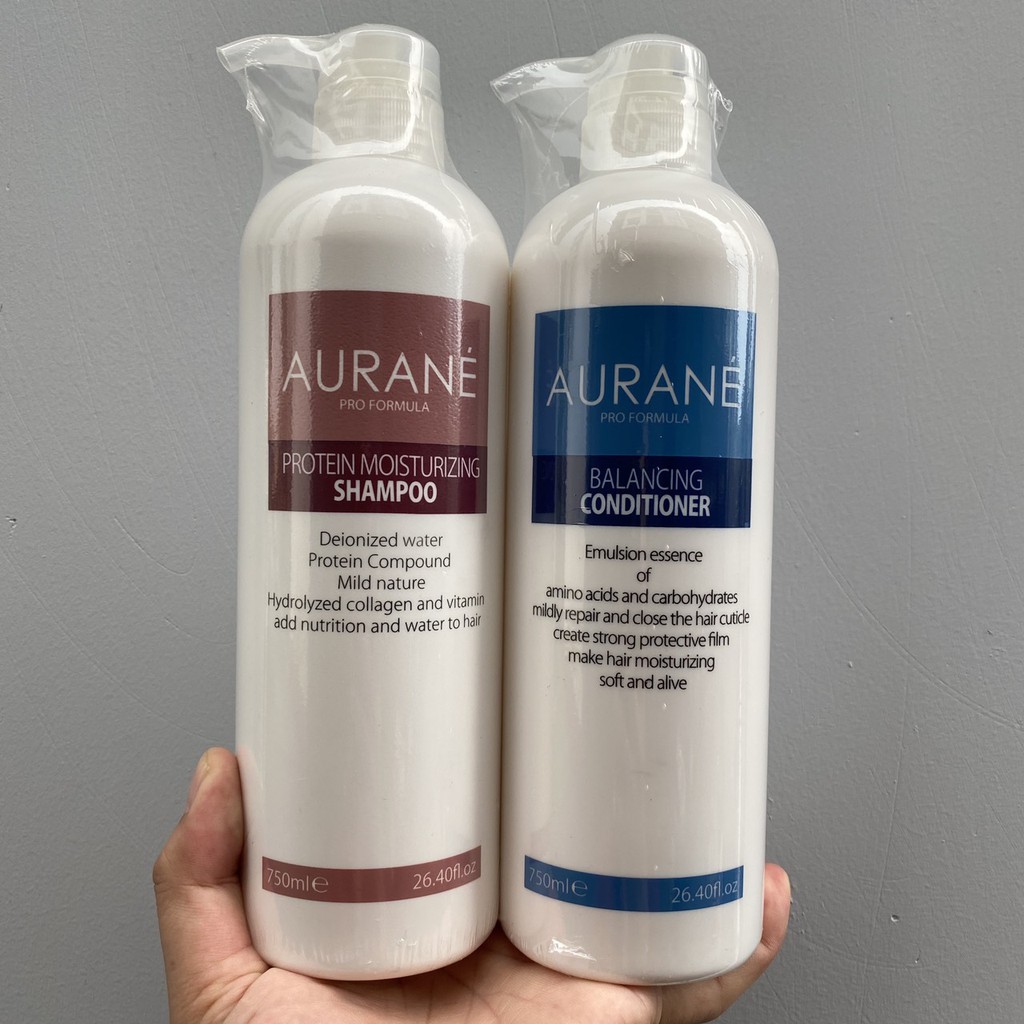 [CHÍNH HÃNG - BÁN SỈ] Combo dầu gội xả phục hồi Aurane 750ml x 2