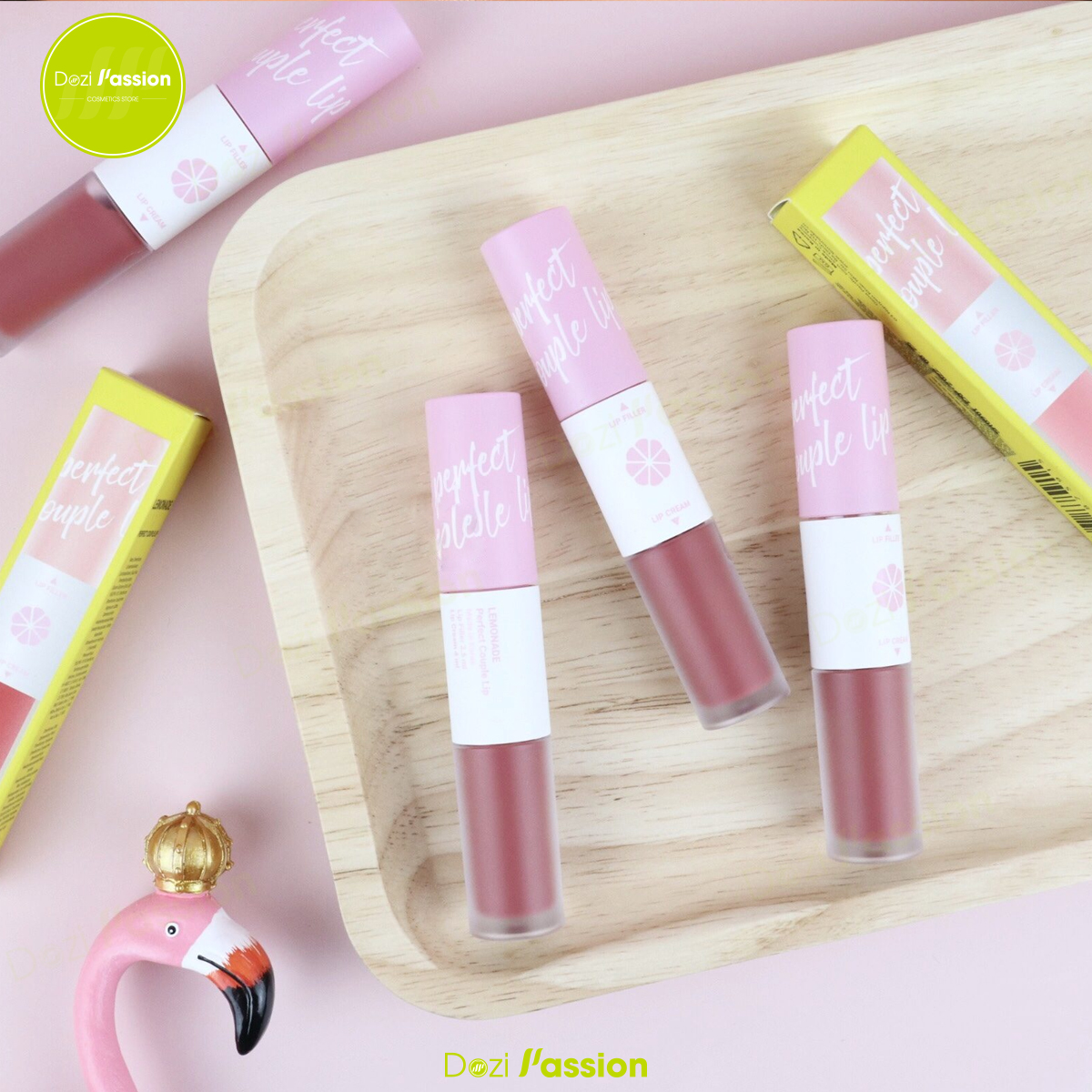 Son Kem Lì LEMONADE PERFECT COUPLE LIP - 2 Đầu son