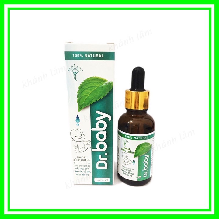 Tinh Dầu Húng Chanh Dr Baby 30ml
